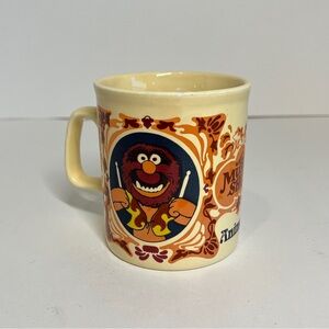 Vintage The Muppet Show Animal Coffee Mug Kiln Craft Small Chips Made in England